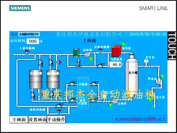 PLC全自動硅油雙級真空濾油機(jī)